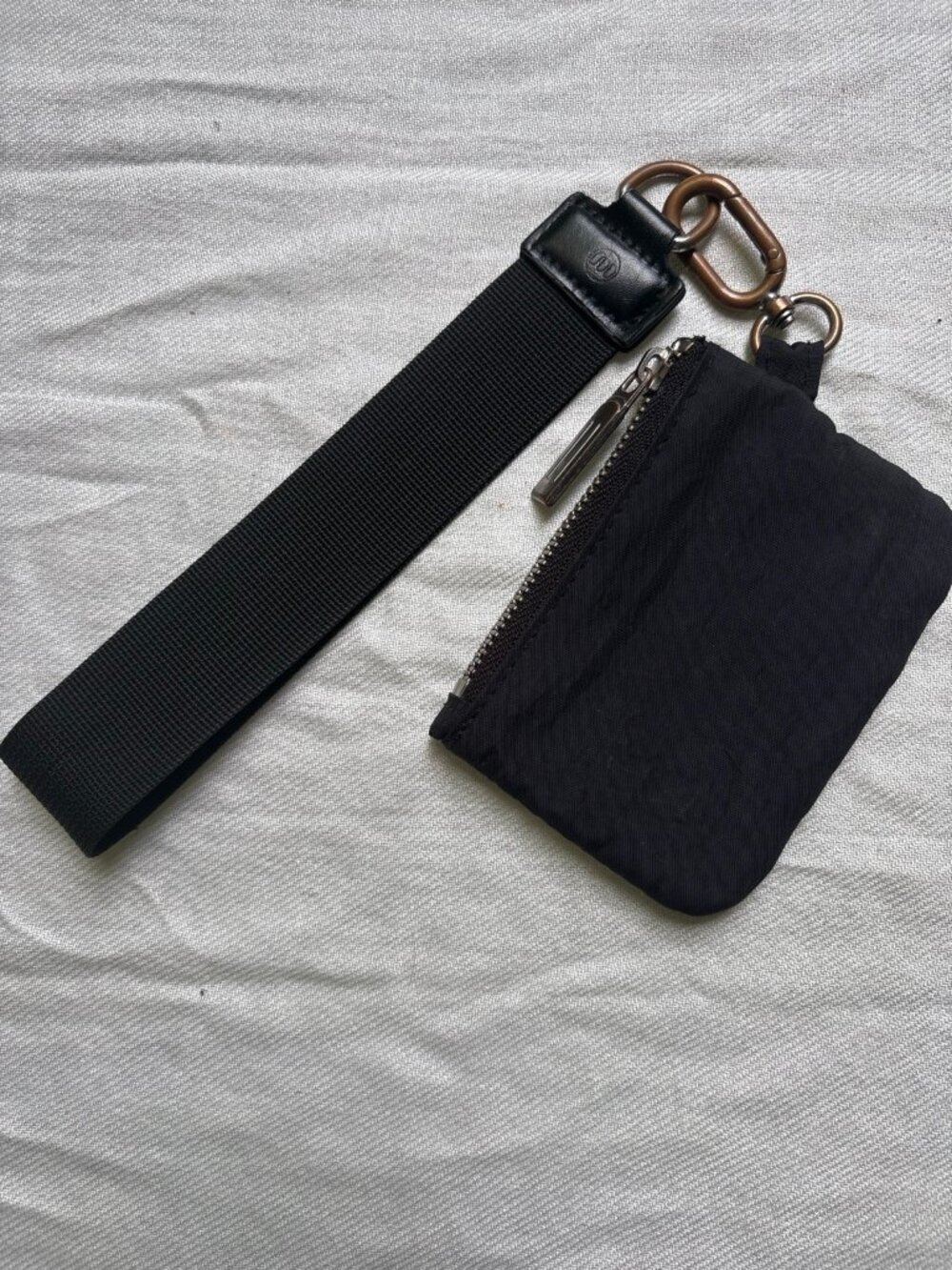 Black Nylon Wallet with strap • Utility Pouch • Travel Wallet • Techwear